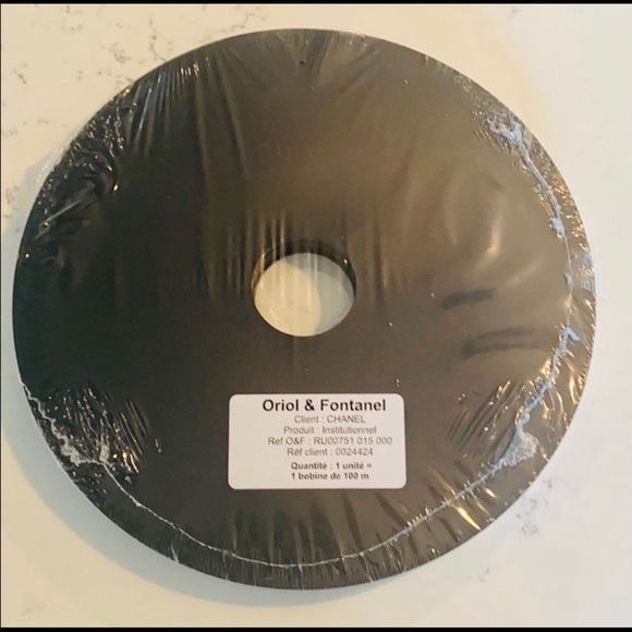 CHANEL Authentic Red with Gold Lettering Ribbon - Picture 10 of 10